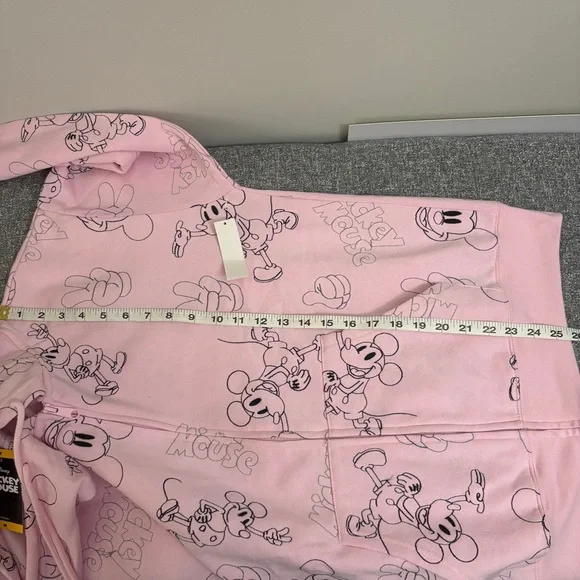 Disney Pink Mickey Mouse Zip-Up Hoodie - Picture 6 of 10